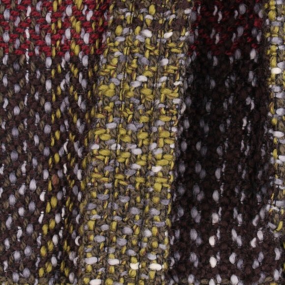 DOLCE & GABBANA Woven Wool and Fox Fur Collar Coat - Picture 8 of 10